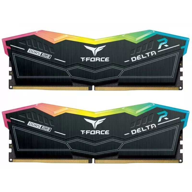 DIMM 32 GB DDR5-6000 (2x 16 GB) kit dual, memoria nero, FF3D532G6000HC30DC01, Delta RGB, INTEL XMP
