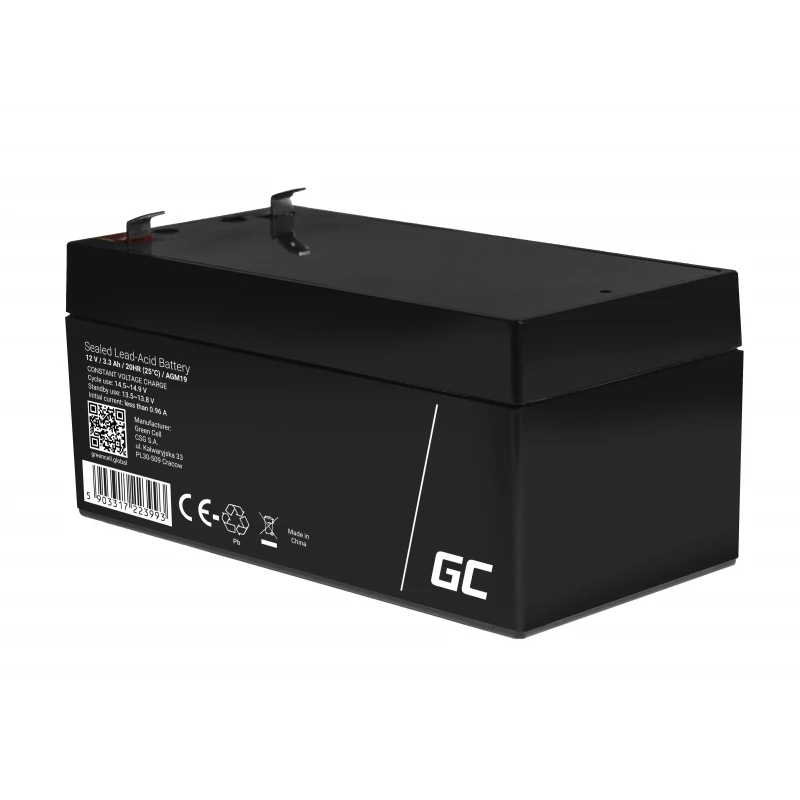 Batteria per UPS Green Cell AGM19 piombo-AGM 12 V 3,3 Ah
