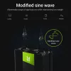 Inverter Green Cell INV10 2000 W, 12 V DC a 230 V AC, uscita Type-C, 50 Hz, nero