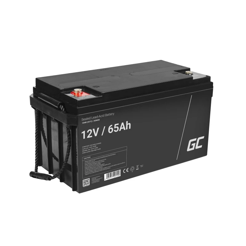 Batteria Green Cell AGM28 industriale ricaricabile piombo-acido (VRLA) 12 V 65000 mAh, 1 pezzo, 20 kg