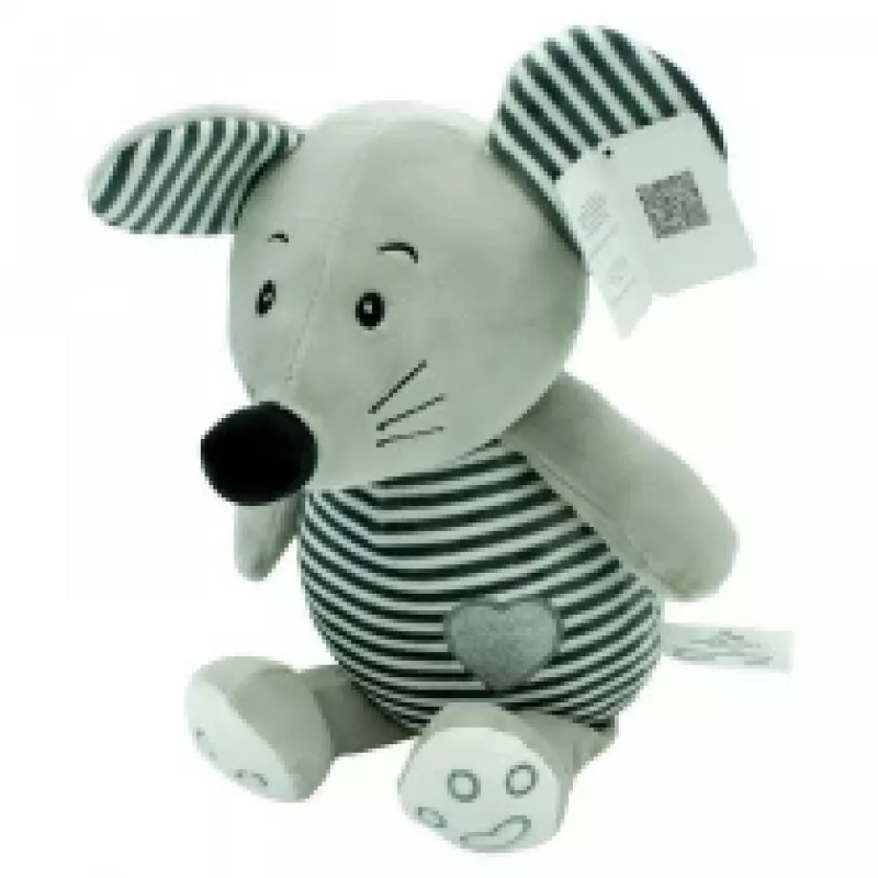 Mouse peluche Striped Plush 26 cm Tulilo