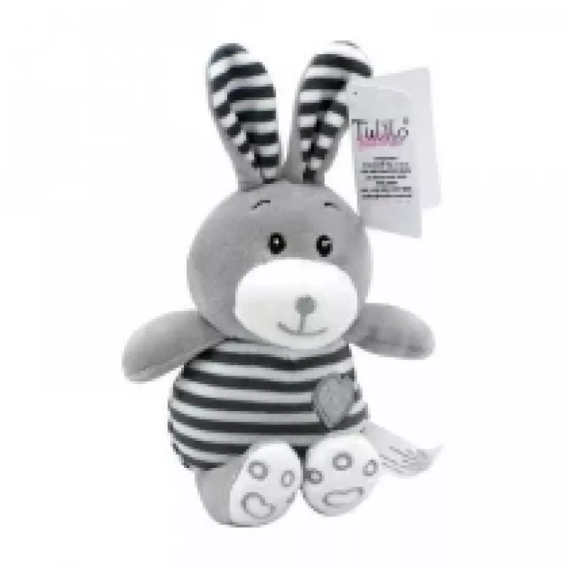 Peluche TULILO Striped Cuddles coniglio 26 cm peluche coniglietto