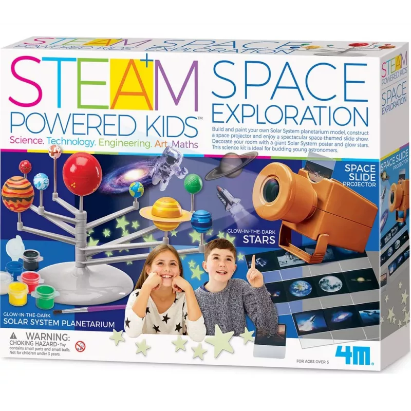 Set didattico 4m Space Exploration 5537 – pratico set didattico STEM per costruire progetti spaziali