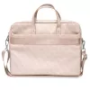 Guess 4G Triangle Logo borsa per laptop 16 rosa pink Saffiano - GUCB15P4TP