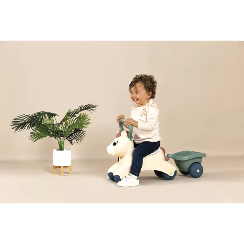 Little Smoby Baby Pony veicolo da spinta e scivolo