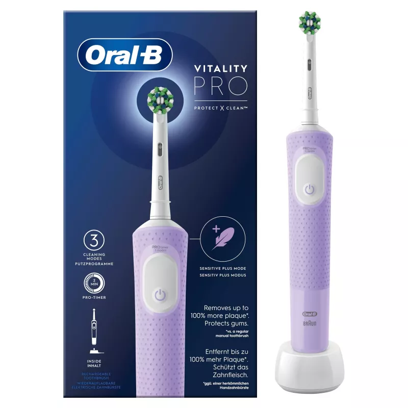 Oral-B Vitality Pro spazzolino elettrico viola 1 spazzolino