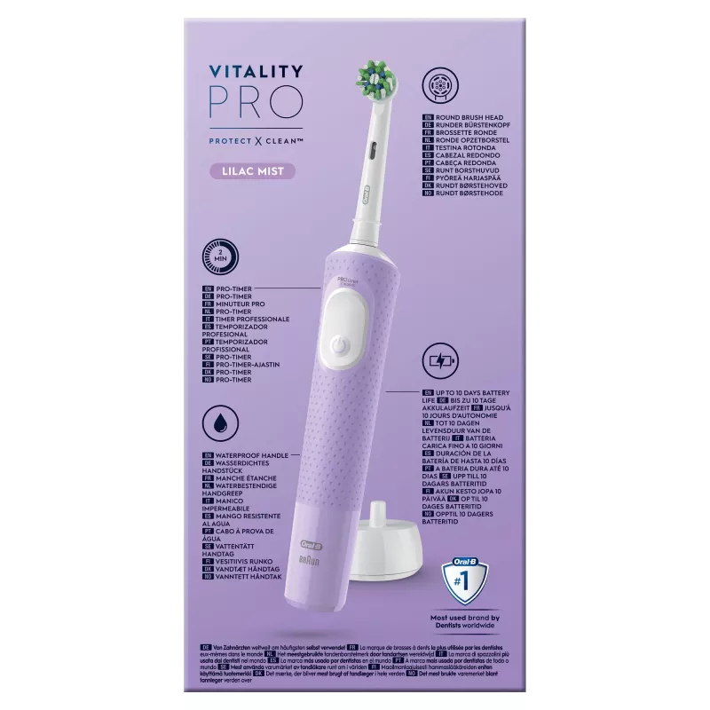 Oral-B Vitality Pro spazzolino elettrico viola 1 spazzolino