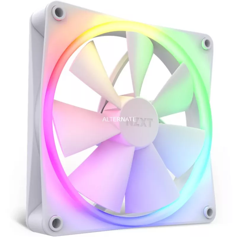 NZXT F140 RGB 140mm ventola singola bianco