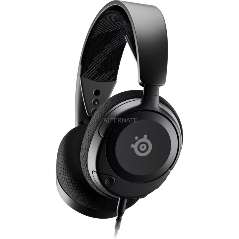 Steelseries Arctis Nova 1 cuffie con archetto cablate gaming nero