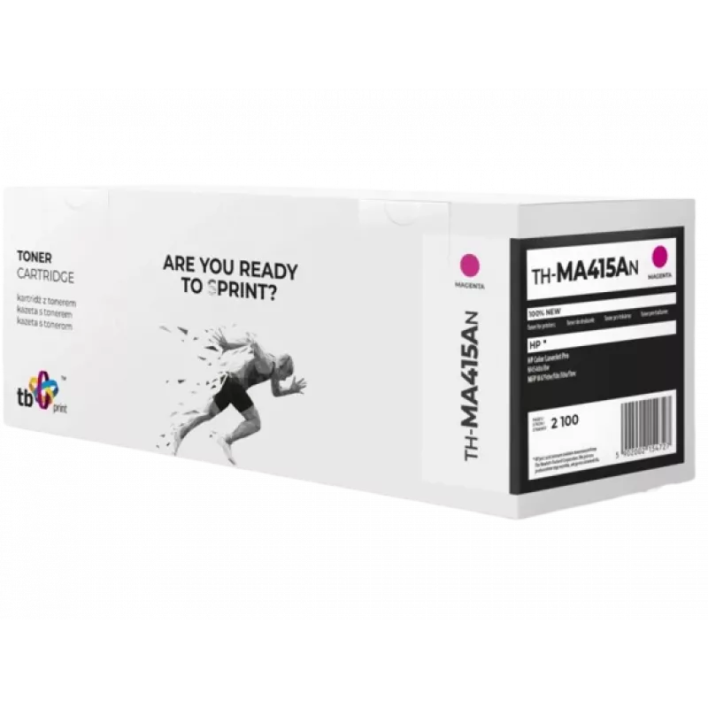 Toner per HP Color LJ Pro W2033A TH-MA415AN 100% nuovo magenta