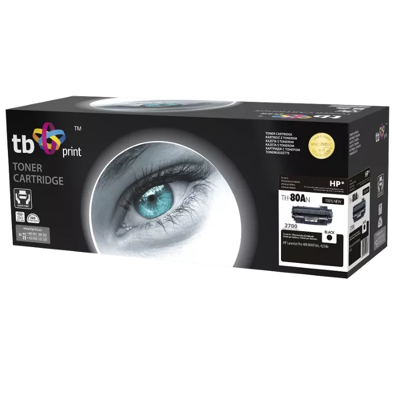 Toner TB compatibile con HP CF280A, Bk, 2 700 pagine, 100% nuovo