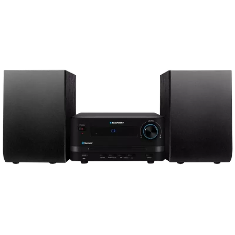 Microsistema audio home BLAUPUNKT MS14BT — lettore CD/MP3, Bluetooth, USB, FM RDS, 15 W RMS, nero