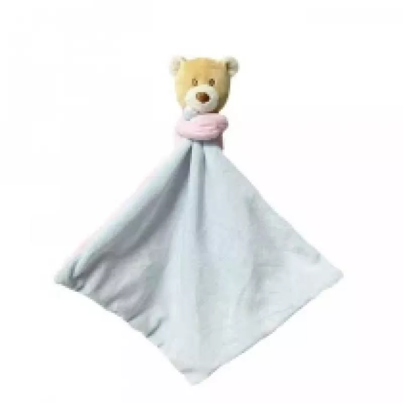 Peluche TULILO orsetto Milus 25 cm – peluche giocattolo per neonati, rosa e blu