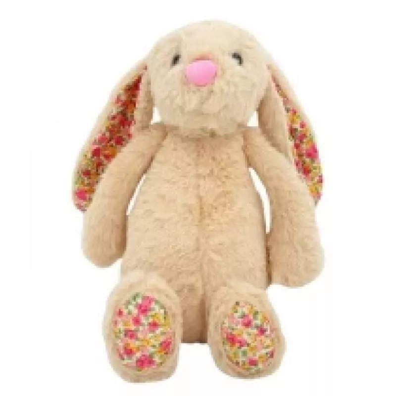 Peluche coniglio TULILO MichaeI 25 cm beige mascotte in peluche
