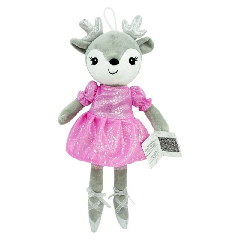 Peluche TULILO Celinka cervo 35 cm morbido peluche, giocattolo per bambini