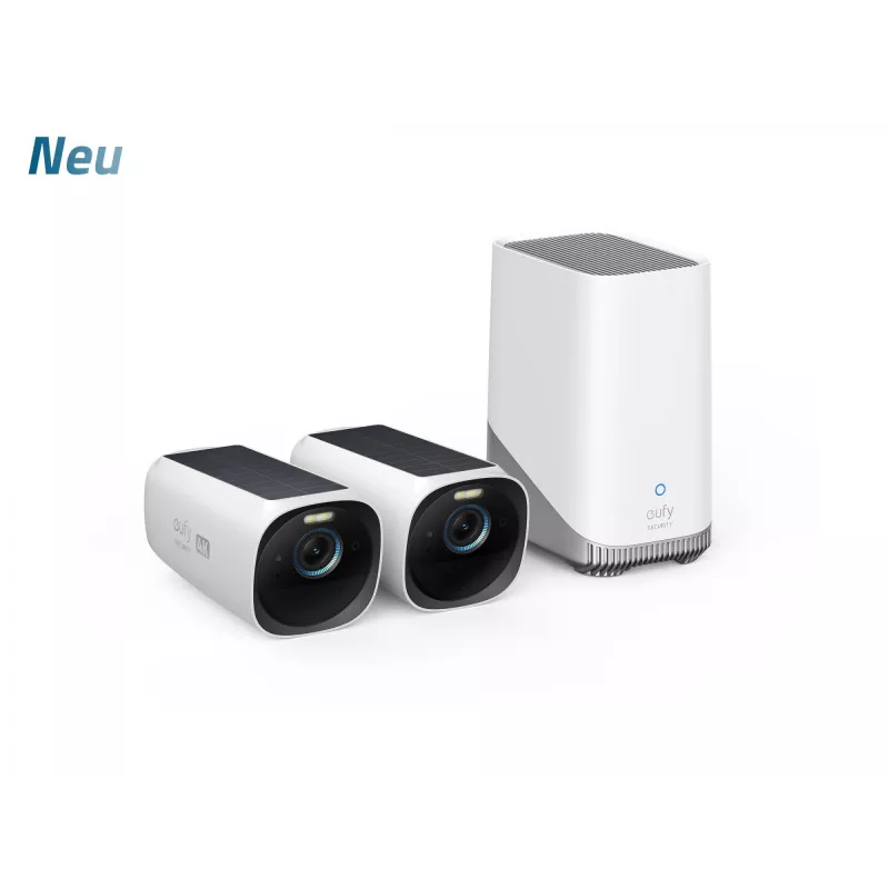 Eufy T88713W1 EufyCam S330 (eufyCam 3) - kit da 2 telecamere