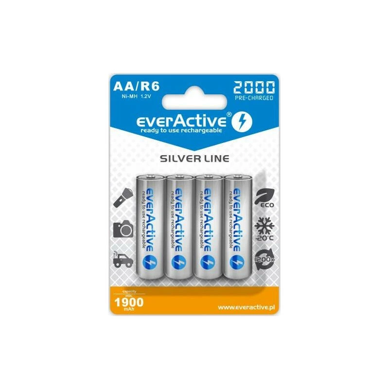 Batteria per uso domestico Everactive EVHRL6-2000 batteria ricaricabile AA nichel-metallo idruro (NiMH)