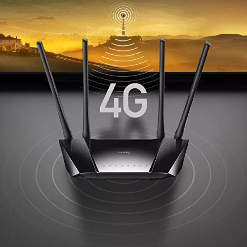 Cudy LT400 router wireless Fast Ethernet Single-band (2.4 GHz) 4G nero