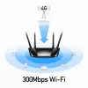 Cudy LT400 router wireless Fast Ethernet Single-band (2.4 GHz) 4G nero