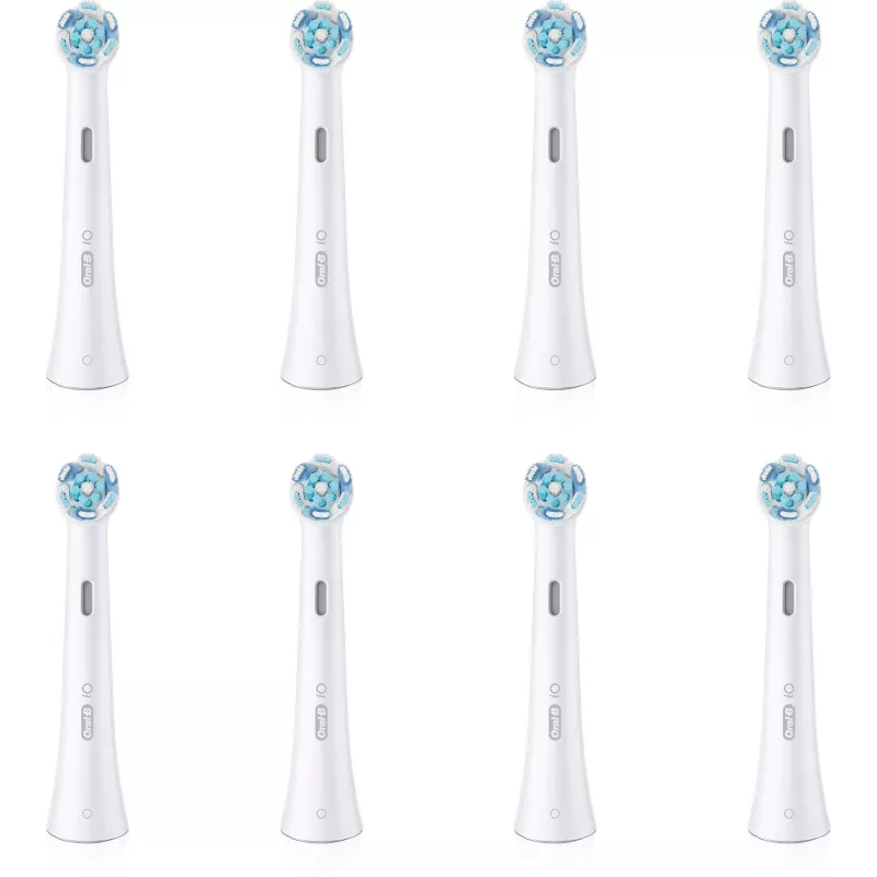 Testina spazzolino Oral-B iO Ultimate Clean, confezione da 8 testine di ricambio
