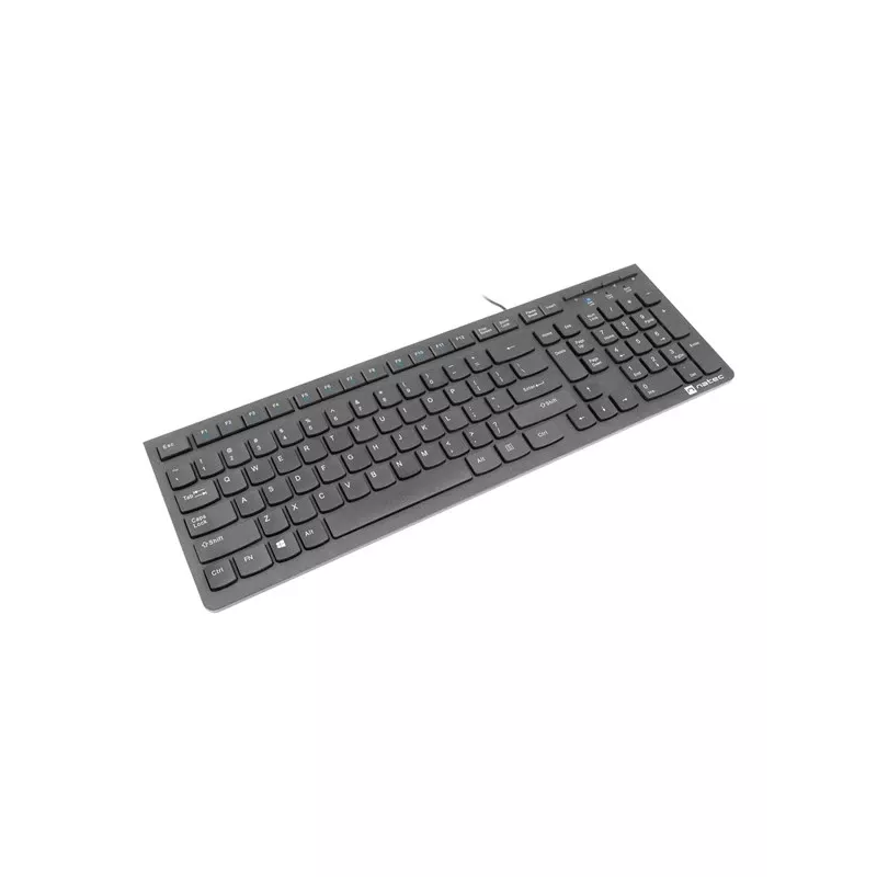 Natec Discus 2 - tastiera - QWERTY - US - nero - tastiera - US inglese - nero