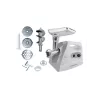 Esperanza EKM012E Meatball tritacarne elettrico, 600 W, 3 dischi di taglio, accessori per salsicce e kebbe, grigio