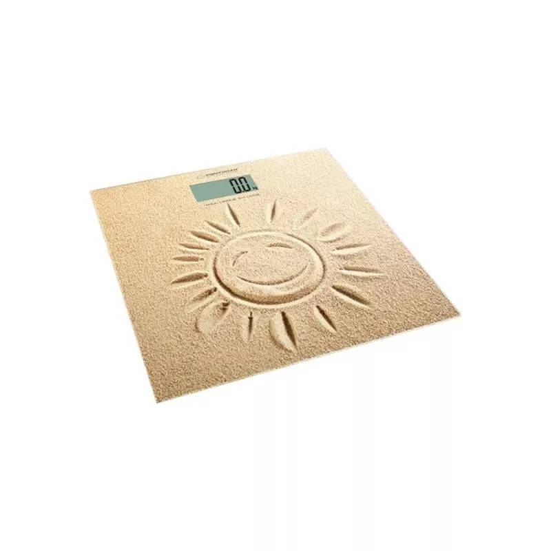 Esperanza EBS006 Bilancia pesapersone Bilancia elettronica pesapersone quadrata beige