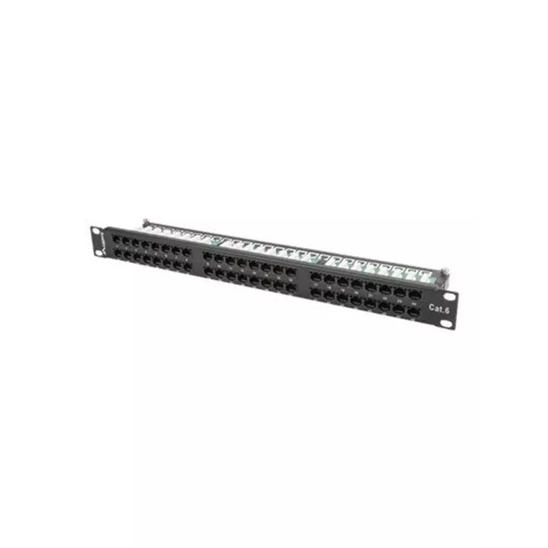 Lanberg PPU6-1048-B - Patch panel - 1U - 19 pollici
