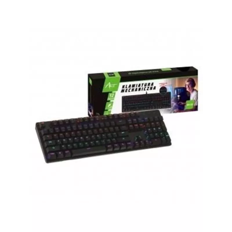 Tastiera meccanica ART KLART AK-51 con switch blue, layout compatto
