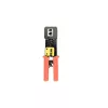 Pinza crimpatrice per cavi Gembird T-WC-05, lunghezza 195 mm, larghezza 53 mm, 0,36 kg, giallo/rosso/nero