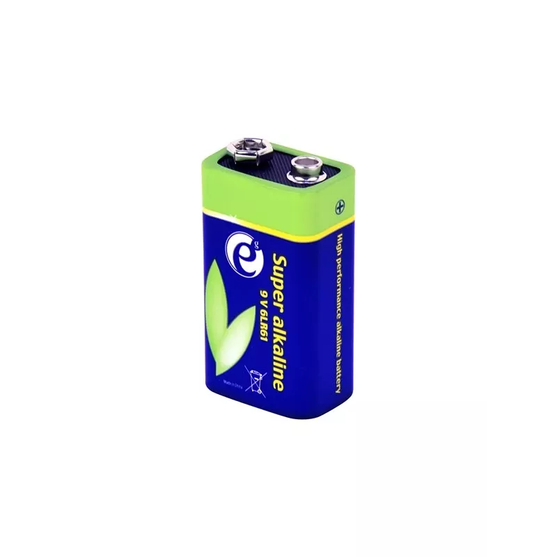Batteria domestica Gembird EG-BA-6LR61-01 usa e getta alcalina