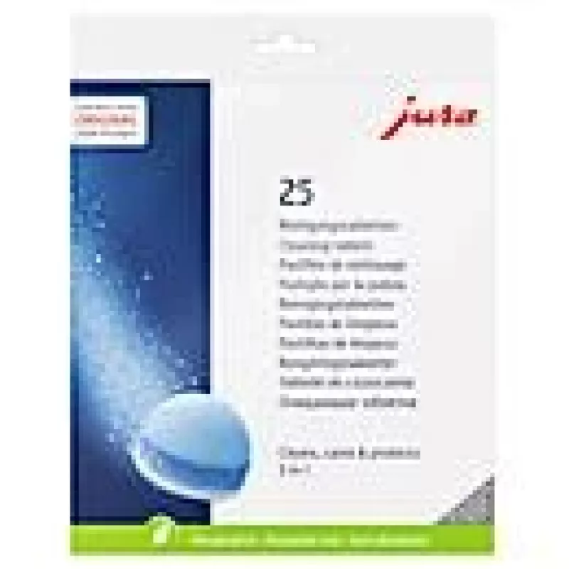 JURA Pastiglie detergenti a 3 fasi (confezione da 25)