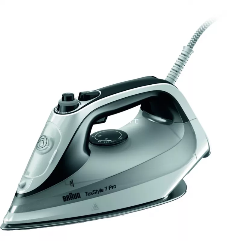 Ferro da stiro a secco e a vapore Braun TexStyle 7 Pro SI7149WB suola EloxalPlus 2900 W nero, bianco