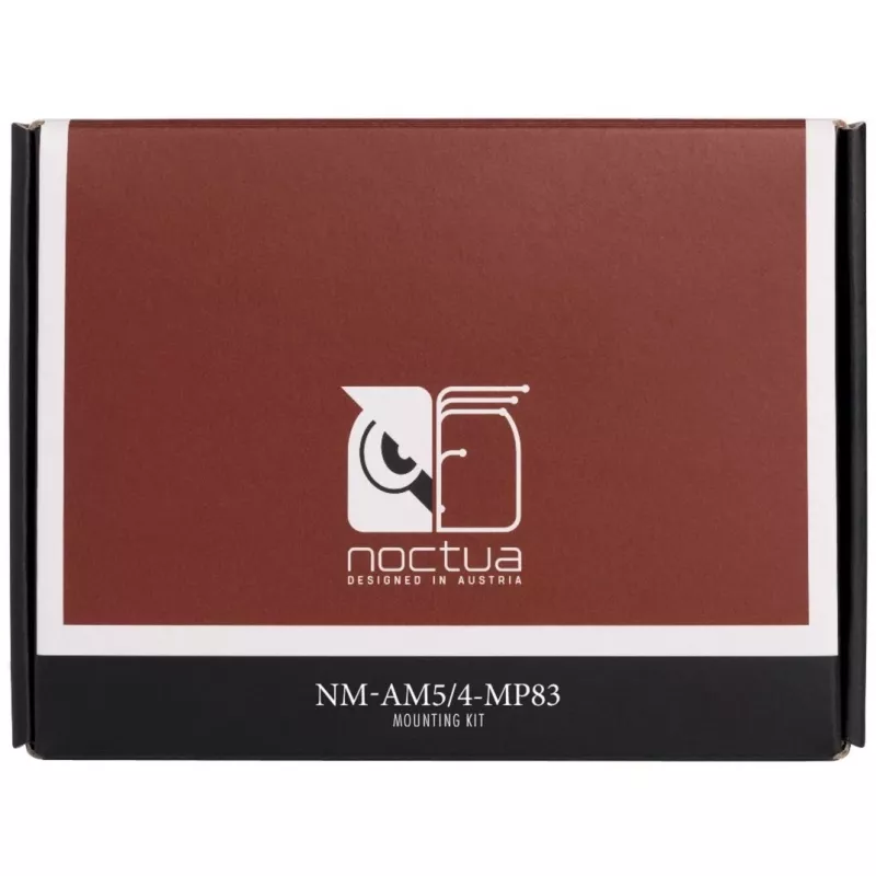 Kit di montaggio Noctua NM-AM5/4-MP83 cromonero per socket AM4 AM5