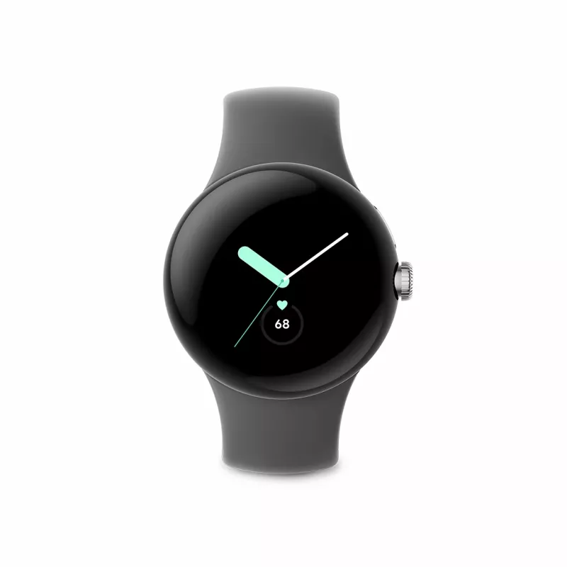 Google Pixel Watch – argento lucido – smartwatch con cinturino
