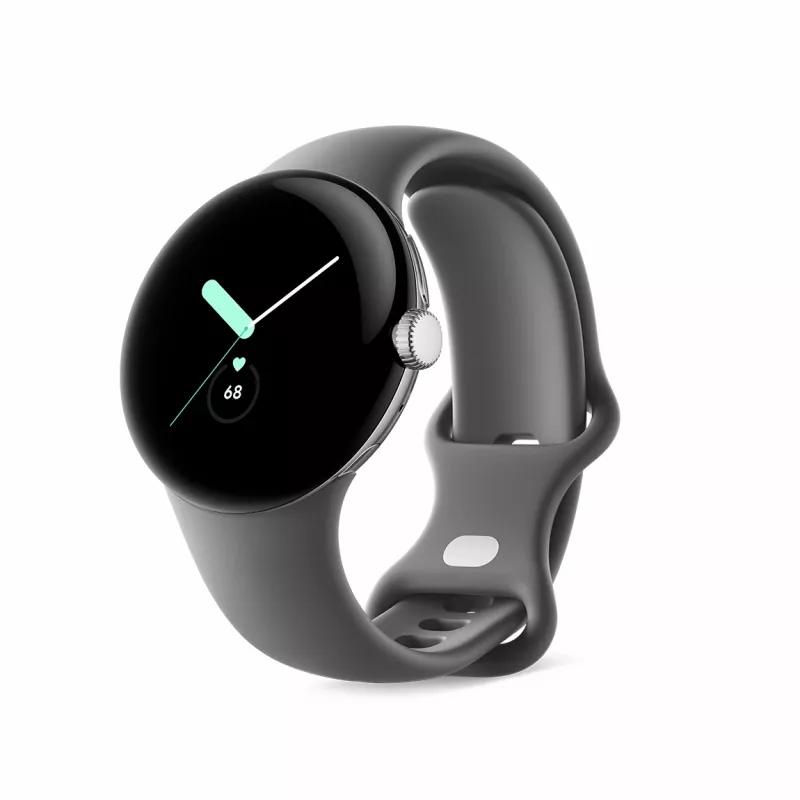 Google Pixel Watch – argento lucido – smartwatch con cinturino