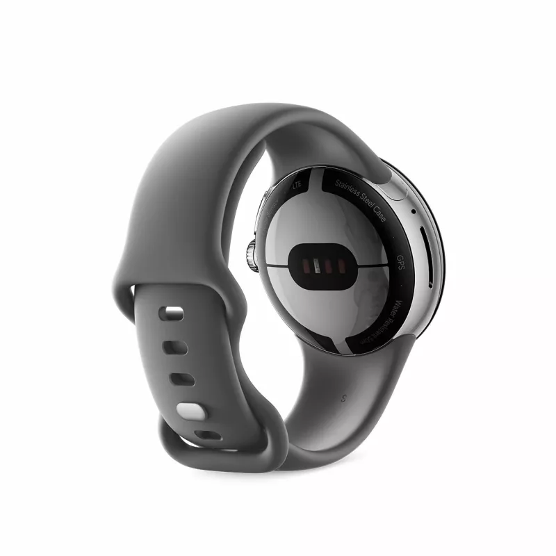 Google Pixel Watch – argento lucido – smartwatch con cinturino