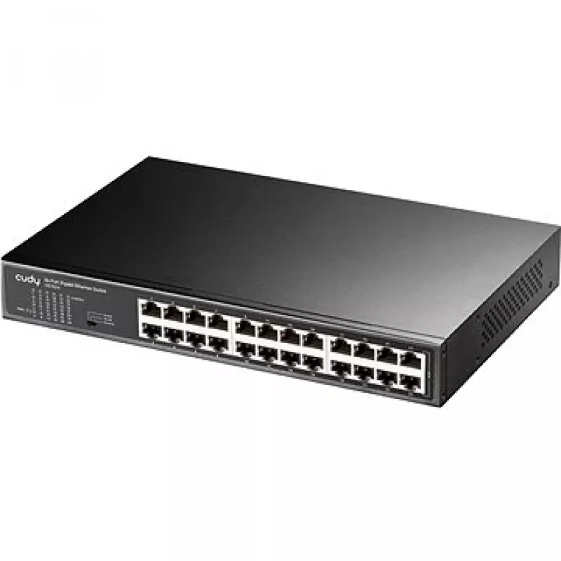 Cudy GS1024 switch di rete Gigabit Ethernet (10/100/1000) nero