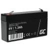 Batteria per UPS Green Cell AGM13, piombo-acido sigillata VRLA 6 V 1,3 Ah, 290 g, nero