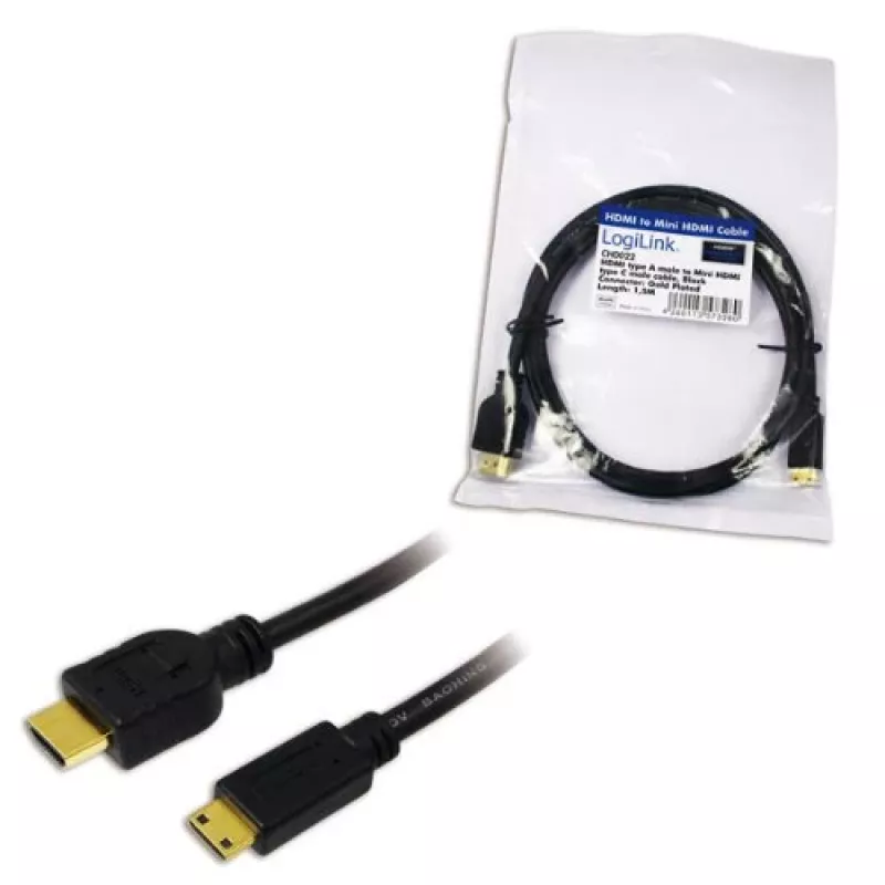 LogiLink CH0022 Cavo HDMI 1,5 m HDMI tipo A (standard) HDMI tipo C (M