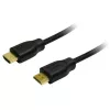 LogiLink CH0053 cavo HDMI High Speed con Ethernet, HDMI 1.4, A maschio – A maschio, 4K/30, contatti dorati, 10 m, nero