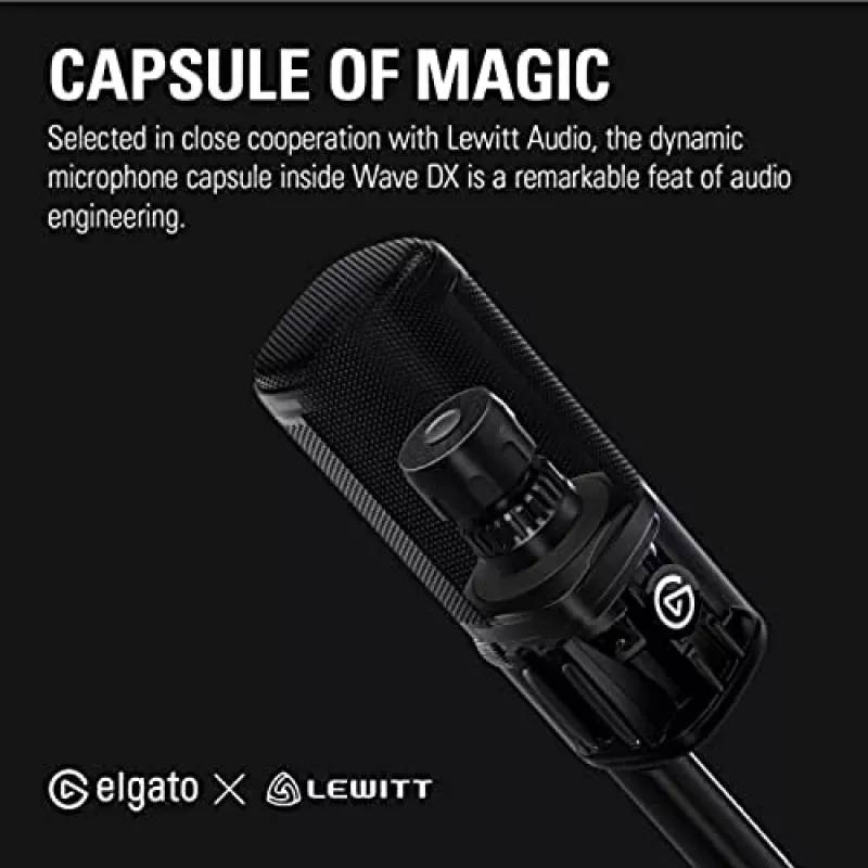 Microfono per PC Elgato Wave DX nero