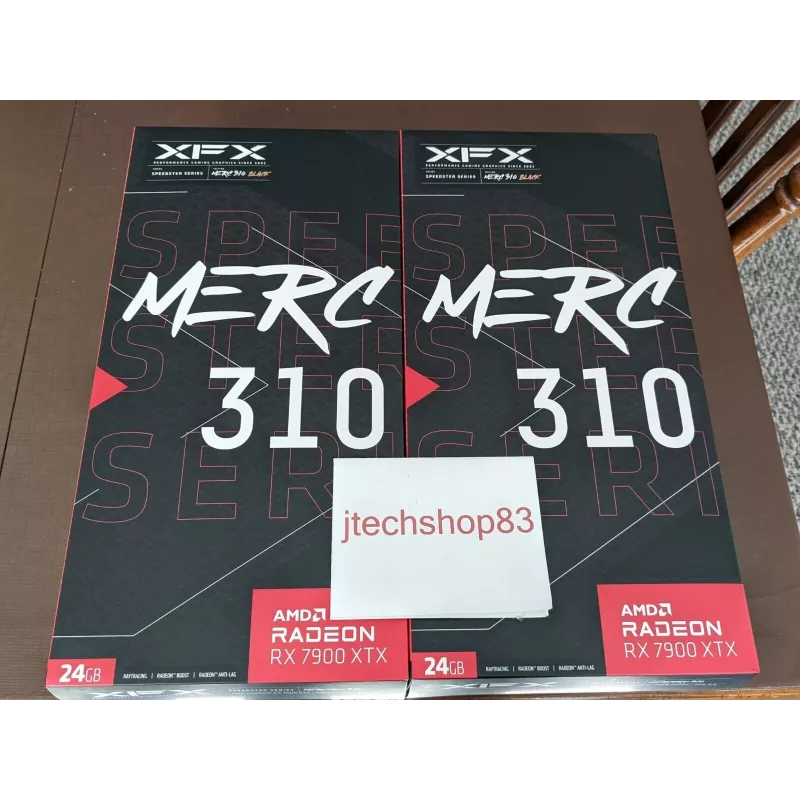 Scheda grafica XFX Radeon RX 7900 XTX 24 GB GDDR6, PCIe 4.0, 384-Bit, 355 W, 3 ventole