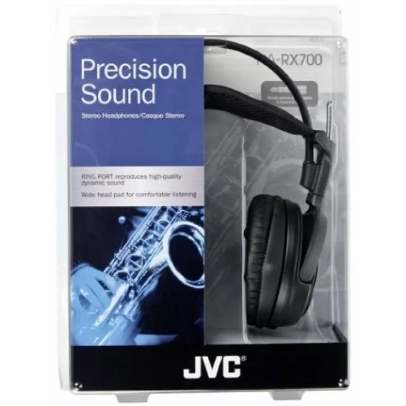 JVC HA-RX700 Cuffie con filo a fascia nere