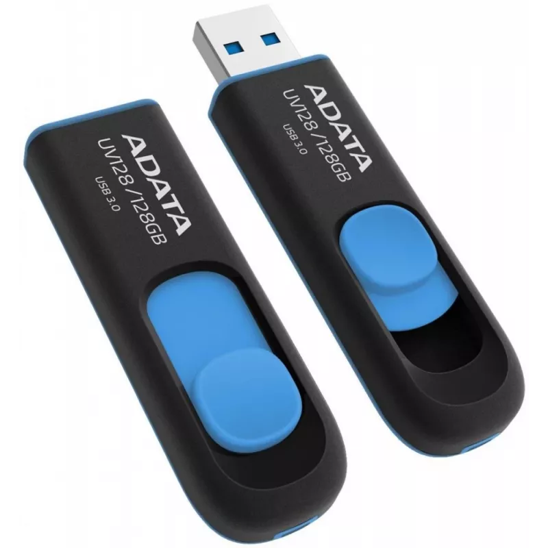 ADATA DashDrive UV128 128GB unità flash USB USB Type-A 3.2 Gen 1 (3.1 Gen 1) nero, blu