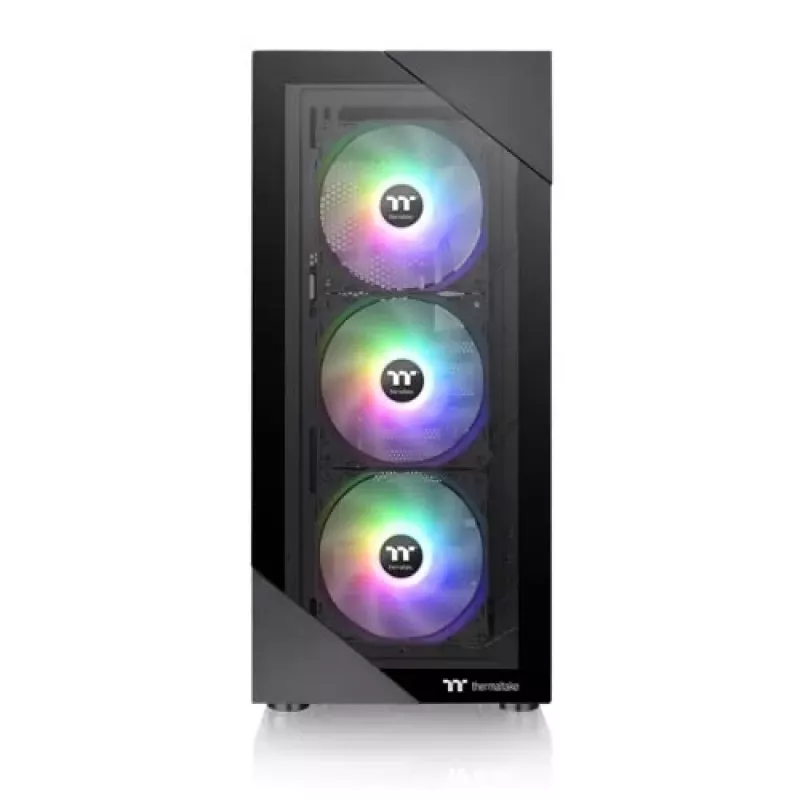 Case PC Thermaltake View 200 TG ARGB Midi Tower nero
