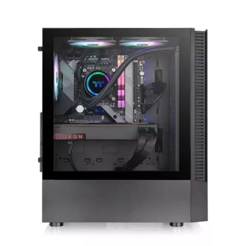 Case PC Thermaltake View 200 TG ARGB Midi Tower nero