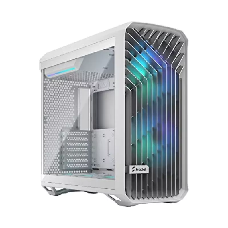 Case PC Fractal Design Torrent White – supporta ATX, EATX, microATX, ITX; 2 ventole frontali da 180 mm; alloggiamenti da 2,5