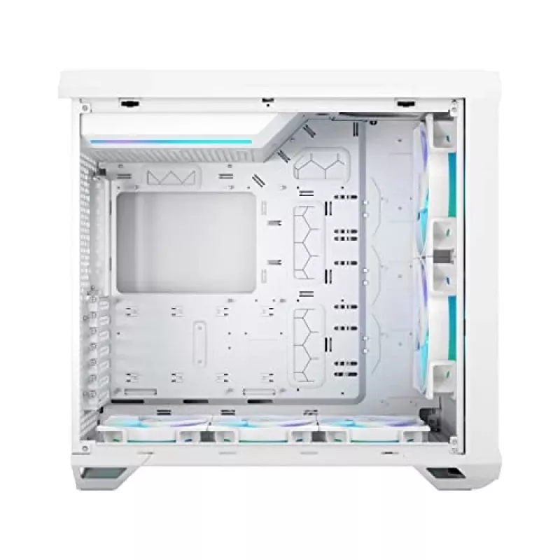 Case PC Fractal Design Torrent White – supporta ATX, EATX, microATX, ITX; 2 ventole frontali da 180 mm; alloggiamenti da 2,5