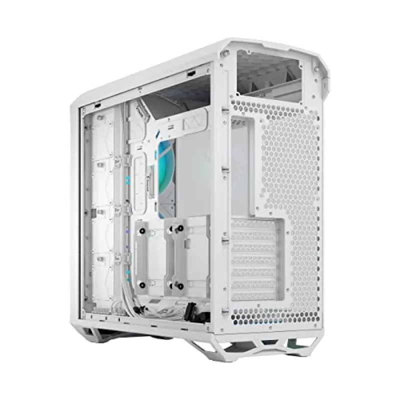 Case PC Fractal Design Torrent White – supporta ATX, EATX, microATX, ITX; 2 ventole frontali da 180 mm; alloggiamenti da 2,5